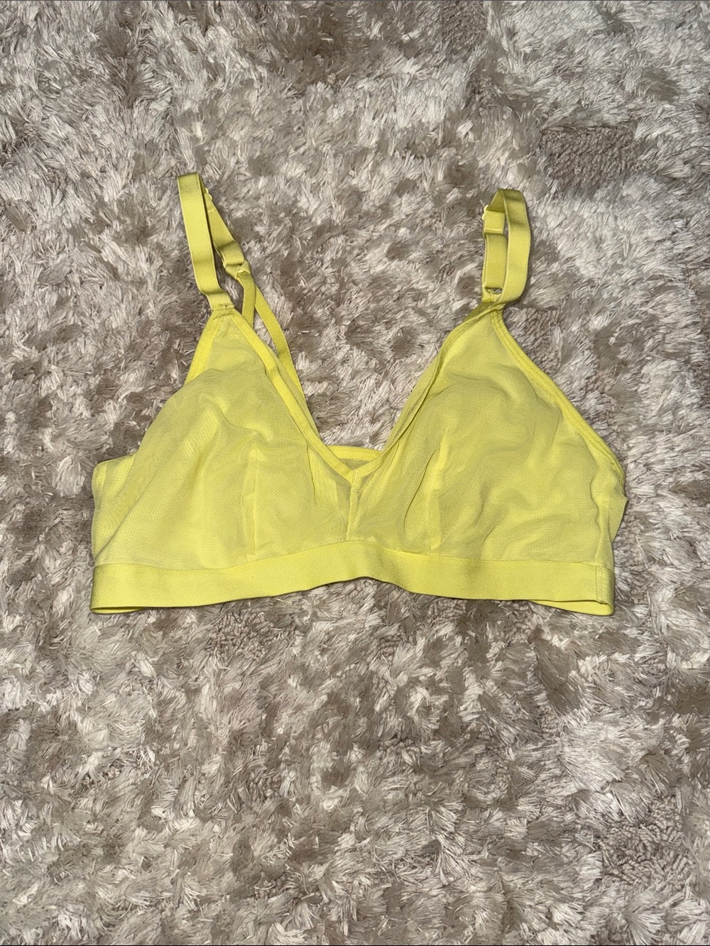 Lightweight Yellow Bralette